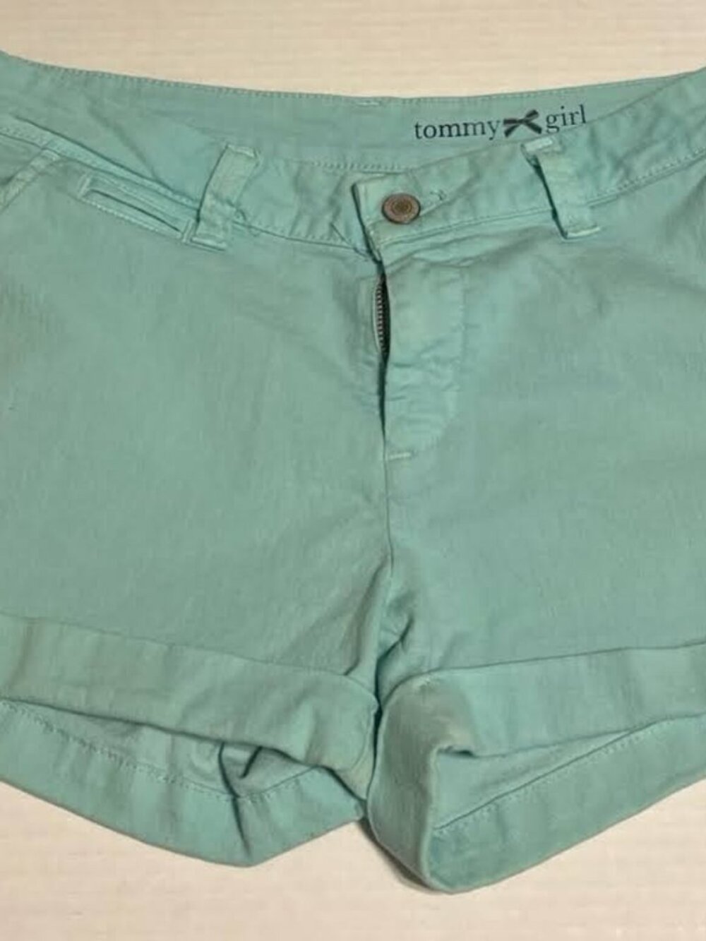 Tommy girl shorts size 9 junior Y2K coquette style